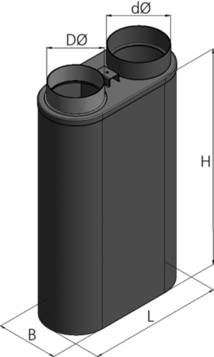Heizkasten HK H: 52 cm /Ø145-145