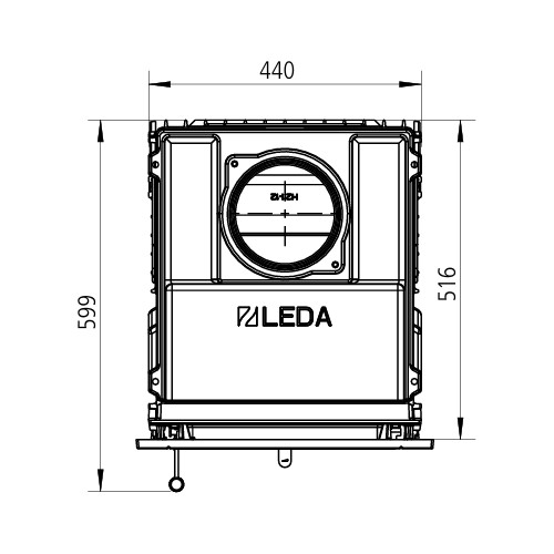 Heizeinsatz Leda Brillant H2 (10 kW)